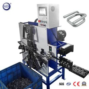 Alambre de metal para fleje hebilla que hace la máquina